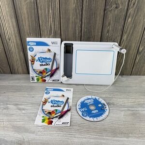 Nintendo Wii uDraw Tablet Game Bundle Tested And Working